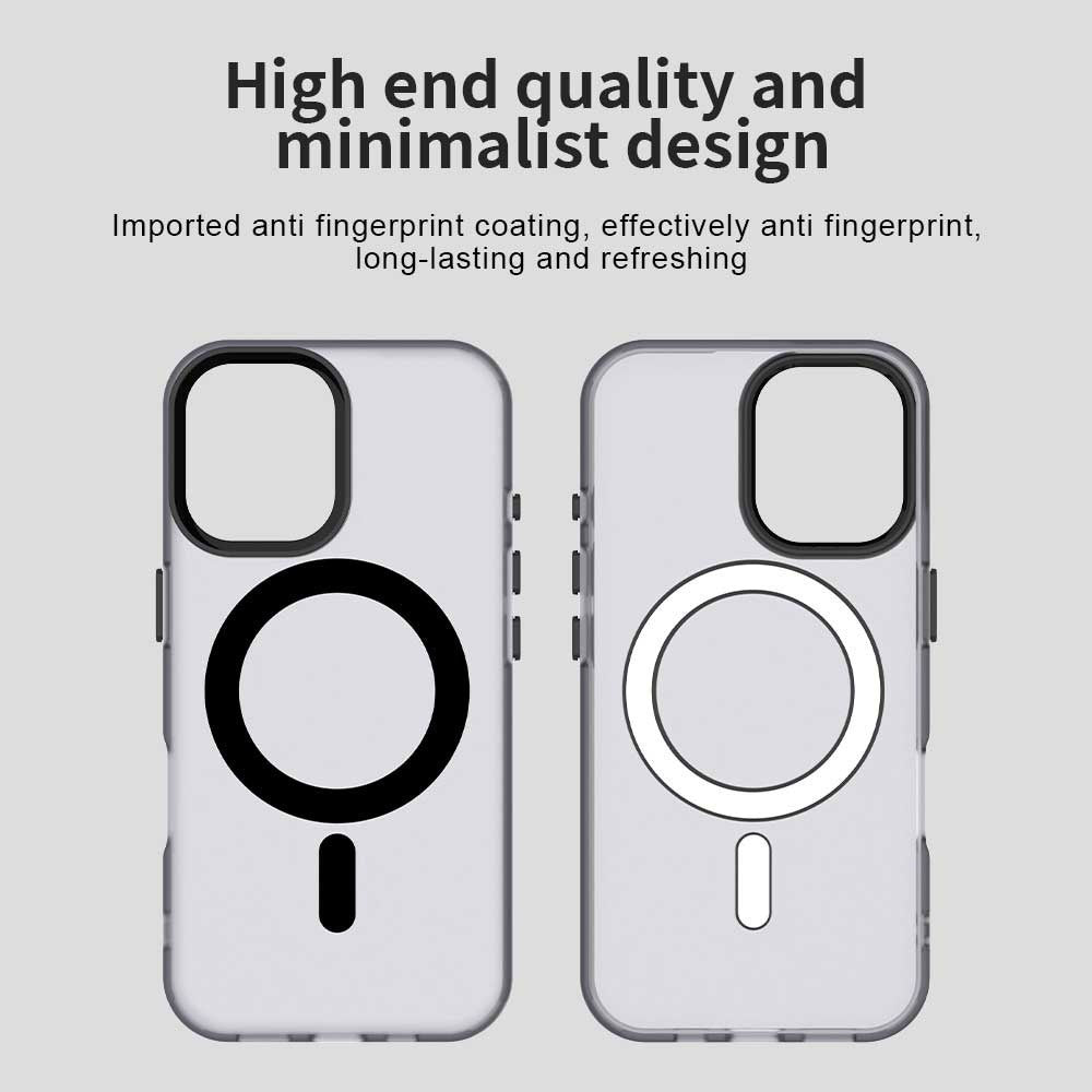 MagSafe tok Apple iPhone 17-hez, Techsuit, CandyCase, Fekete