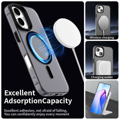 MagSafe tok Apple iPhone 17-hez, Techsuit, CandyCase, Fekete