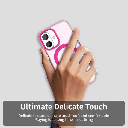 MagSafe tok Apple iPhone 17-hez, Techsuit, CandyCase, Rózsaszín