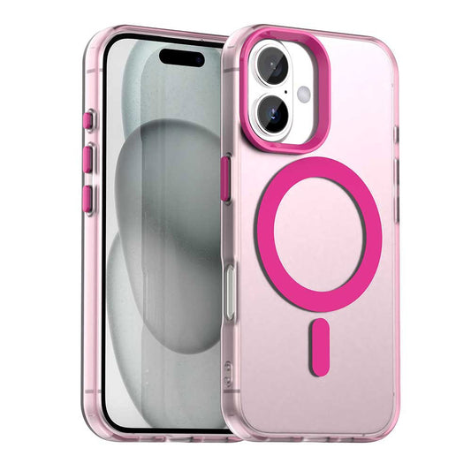 MagSafe tok Apple iPhone 17-hez, Techsuit, CandyCase, Rózsaszín