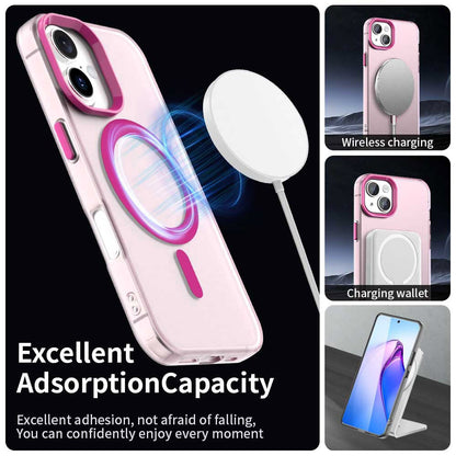 MagSafe tok Apple iPhone 17-hez, Techsuit, CandyCase, Rózsaszín