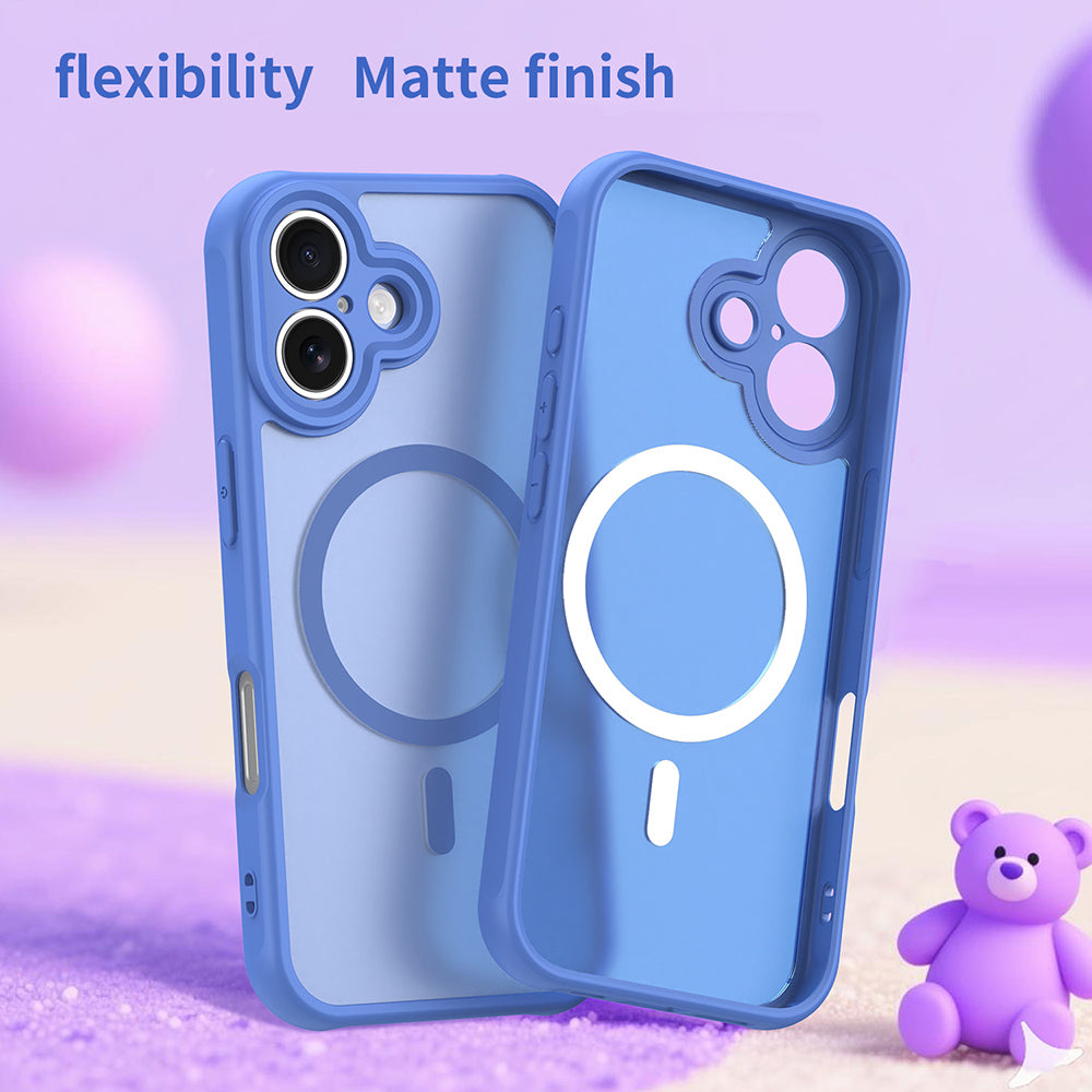 MagSafe Case for Apple iPhone 17, Techsuit, HaloFrost II, Blue