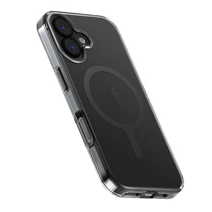 MagSafe tok Apple iPhone 17-hez, UNIQ, Clario MagClick, Füstszínű