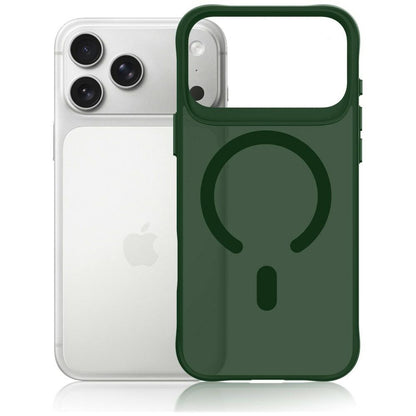MagSafe tok Apple iPhone 18 Pro / 17 Pro készülékhez, 3MK, Smoke MagCase, zöld