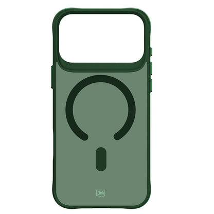 MagSafe tok Apple iPhone 18 Pro / 17 Pro készülékhez, 3MK, Smoke MagCase, zöld