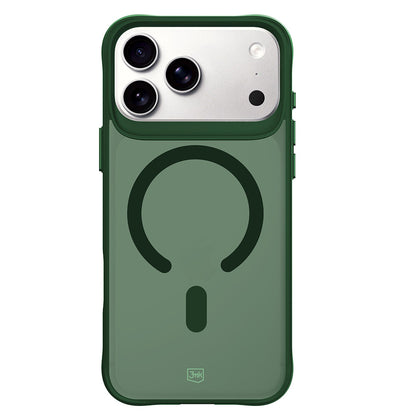 MagSafe tok Apple iPhone 18 Pro / 17 Pro készülékhez, 3MK, Smoke MagCase, zöld