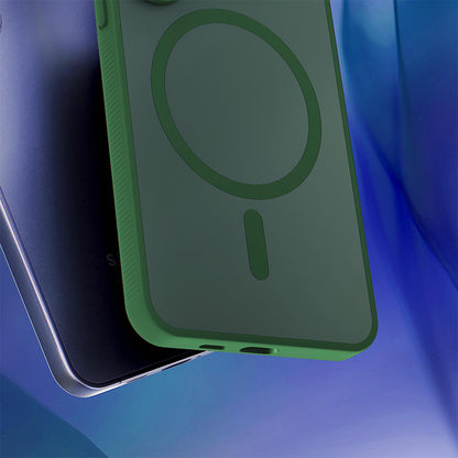 MagSafe tok Apple iPhone 18 Pro / 17 Pro készülékhez, 3MK, Smoke MagCase, zöld