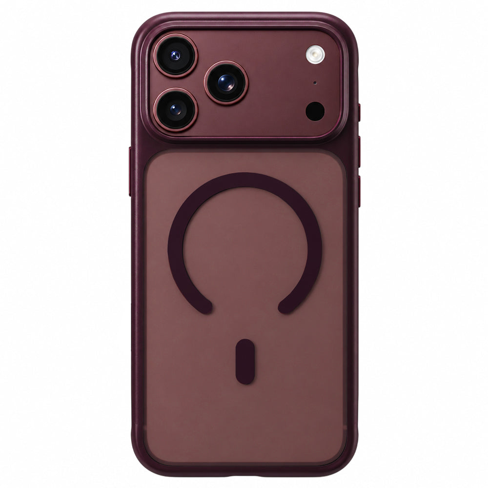 MagSafe Case for Apple iPhone 18 Pro / 17 Pro, Blueo, APE Anti-Drop, Burgundy