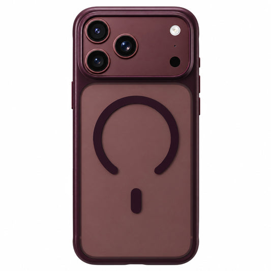 MagSafe tok Apple iPhone 18 Pro / 17 Pro készülékhez, Blueo, APE Anti-Drop, bordó