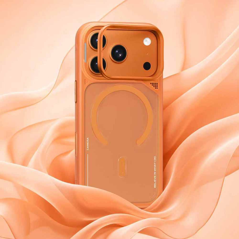 MagSafe Case for Apple iPhone 18 Pro / 17 Pro, Blueo, Heat Dissipation Stand, Satin White