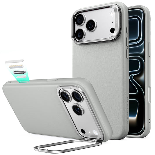 MagSafe tok Apple iPhone 18 Pro / 17 Pro-hoz, ESR, Atelier állvánnyal, Szürke