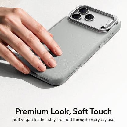 MagSafe Case for Apple iPhone 18 Pro / 17 Pro, ESR, Atelier with Kickstand, Gray