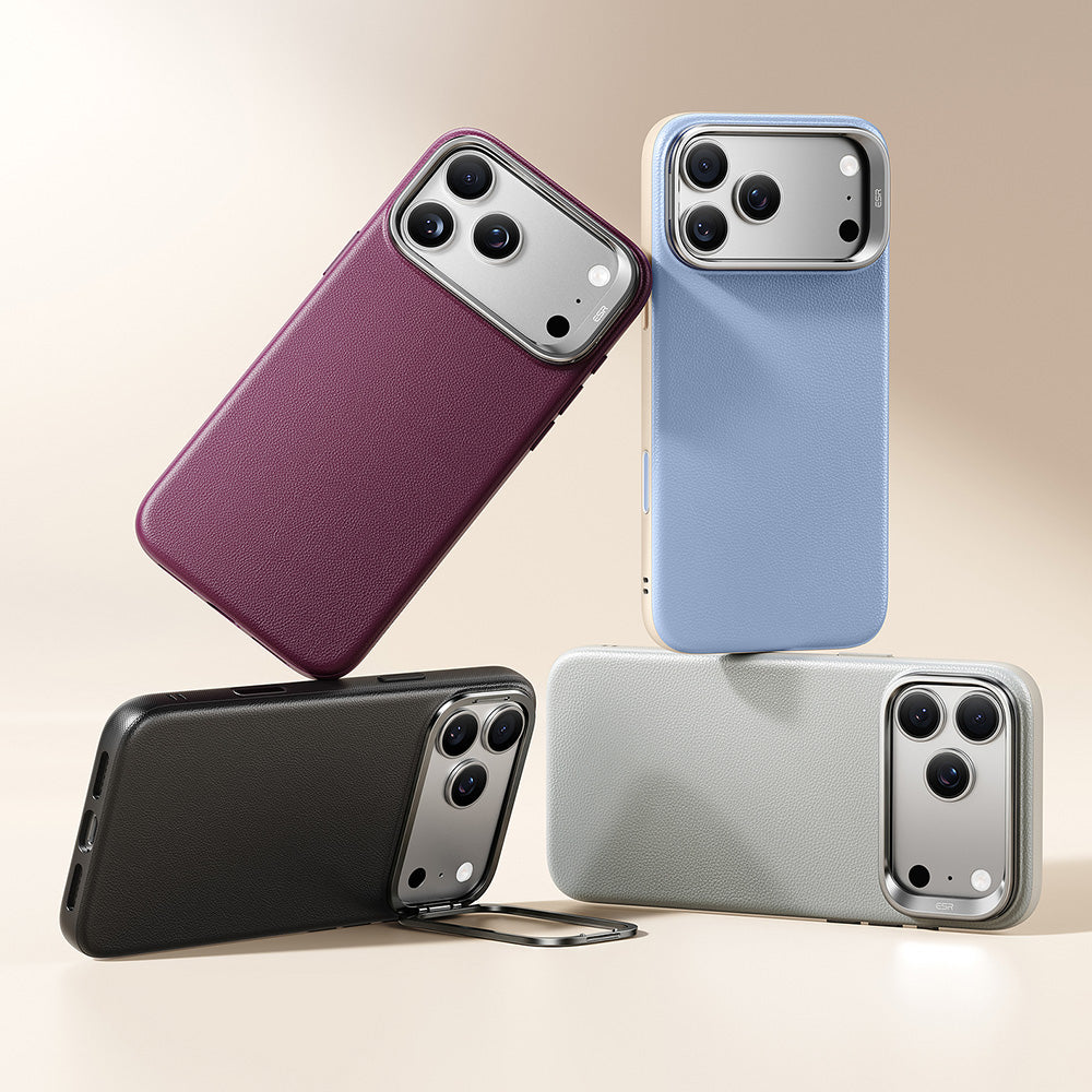 MagSafe tok Apple iPhone 18 Pro / 17 Pro-hoz, ESR, Atelier állvánnyal, Fekete