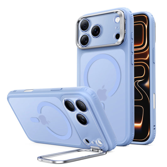 MagSafe tok Apple iPhone 18 Pro / 17 Pro-hoz, ESR, Classic Hybrid Kickstand, Kék Szatén