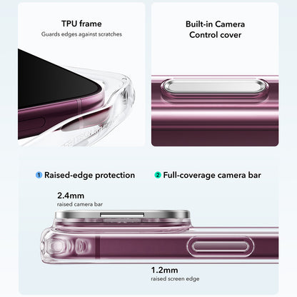 MagSafe tok Apple iPhone 18 Pro / 17 Pro-hoz, ESR, Classic Hybrid Kickstand, Átlátszó