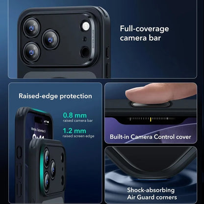 MagSafe tok Apple iPhone 18 Pro / 17 Pro-hoz, ESR, Classic Hybrid, Fekete Szatén
