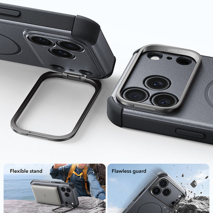 MagSafe tok Apple iPhone 18 Pro / 17 Pro-hoz, ESR, Cyber Armor Kickstand, Szürke