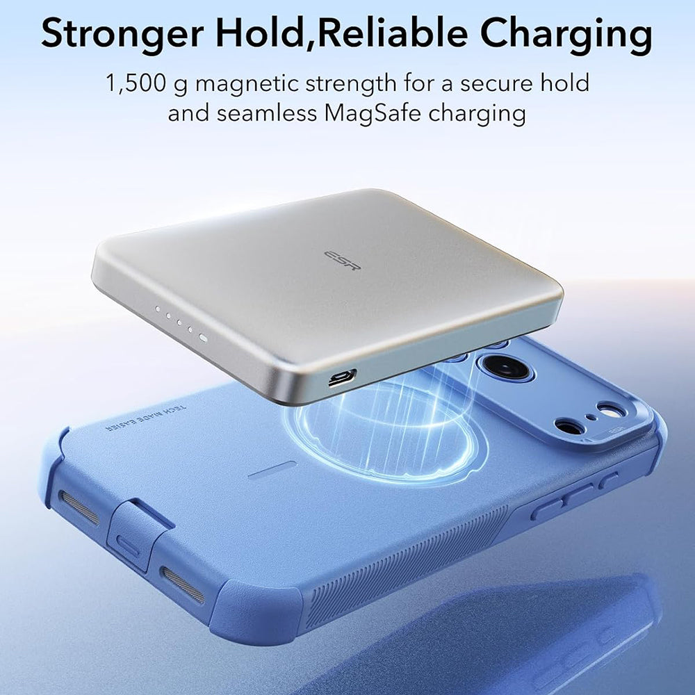 MagSafe tok Apple iPhone 18 Pro / 17 Pro készülékhez, ESR, Cyber, Kék