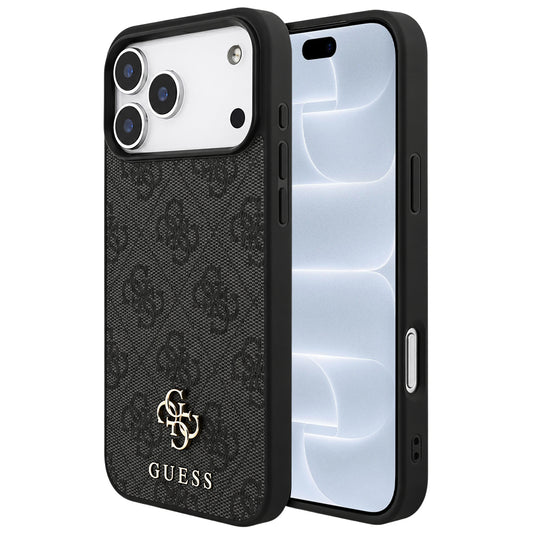 MagSafe tok Apple iPhone 18 Pro / 17 Pro, Guess, 4G Small and Classic, Fekete