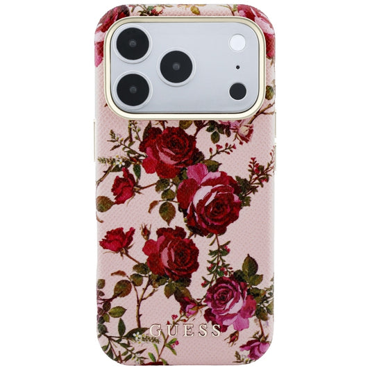 MagSafe tok Apple iPhone 18 Pro / 17 Pro készülékhez, Guess, Blossom Roses Print, rózsaszín