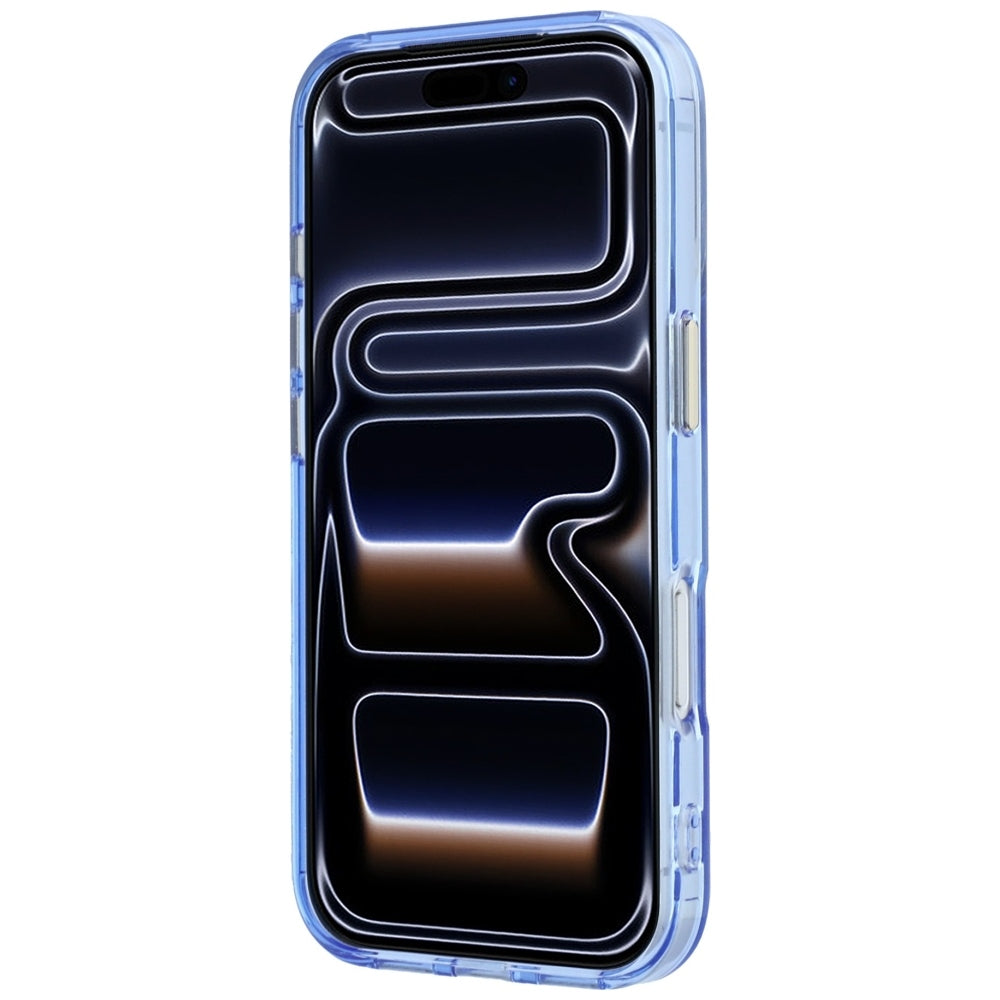MagSafe tok Apple iPhone 18 Pro / 17 Pro készülékhez, Guess, Ring Stand Script fém logó, kék