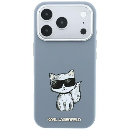 MagSafe tok Apple iPhone 18 Pro / 17 Pro-hoz, Karl Lagerfeld, Choupette Sketch, Kék