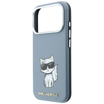 MagSafe tok Apple iPhone 18 Pro / 17 Pro-hoz, Karl Lagerfeld, Choupette Sketch, Kék