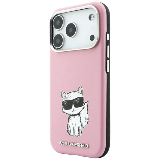 MagSafe Case for Apple iPhone 18 Pro / 17 Pro, Karl Lagerfeld, Choupette Sketch, Pink