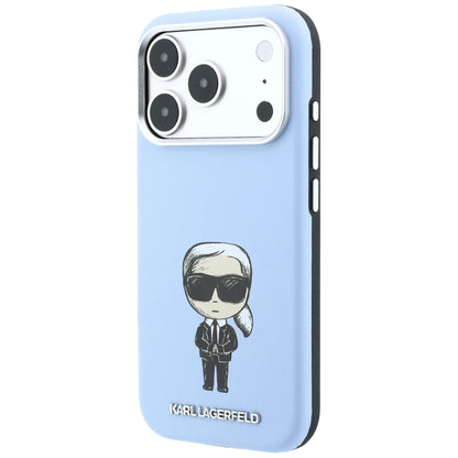 MagSafe tok Apple iPhone 18 Pro / 17 Pro-hoz, Karl Lagerfeld, Ikonik Sketch, Kék