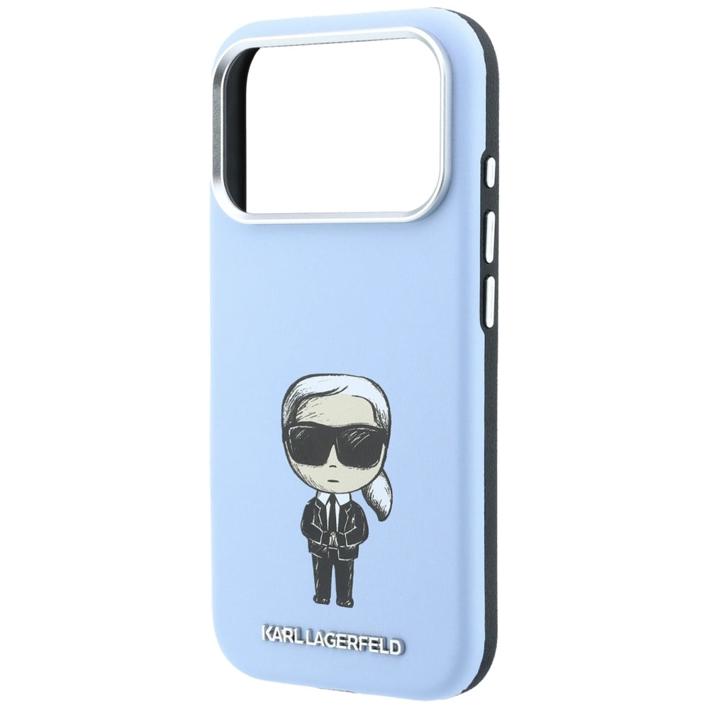 MagSafe tok Apple iPhone 18 Pro / 17 Pro-hoz, Karl Lagerfeld, Ikonik Sketch, Kék