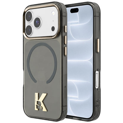MagSafe tok Apple iPhone 18 Pro / 17 Pro készülékhez, Karl Lagerfeld, IML Karl Head Logo, fekete