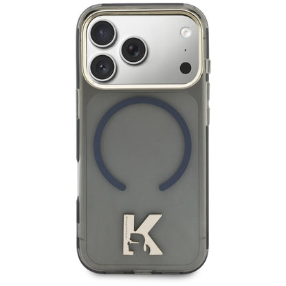 MagSafe tok Apple iPhone 18 Pro / 17 Pro készülékhez, Karl Lagerfeld, IML Karl Head Logo, fekete