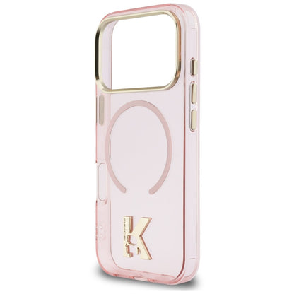 MagSafe Case for Apple iPhone 18 Pro / 17 Pro, Karl Lagerfeld, IML Karl Head Logo, Pink