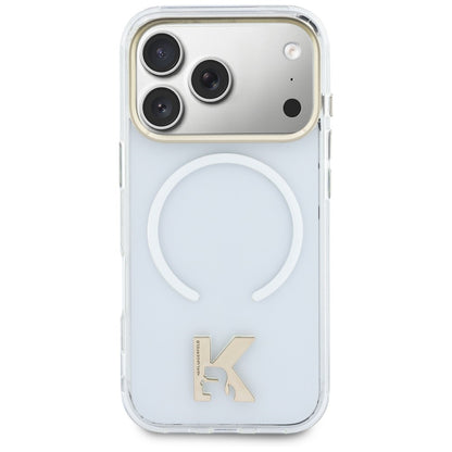 MagSafe tok Apple iPhone 18 Pro / 17 Pro készülékhez, Karl Lagerfeld, IML Karl Head Logo, átlátszó