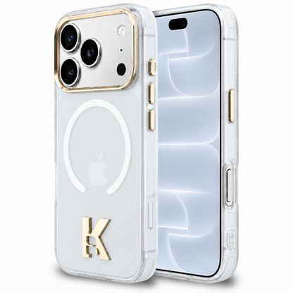 MagSafe tok Apple iPhone 18 Pro / 17 Pro készülékhez, Karl Lagerfeld, IML Karl Head Logo, átlátszó