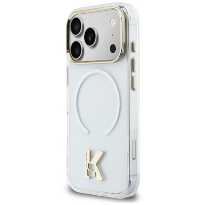 MagSafe tok Apple iPhone 18 Pro / 17 Pro készülékhez, Karl Lagerfeld, IML Karl Head Logo, átlátszó