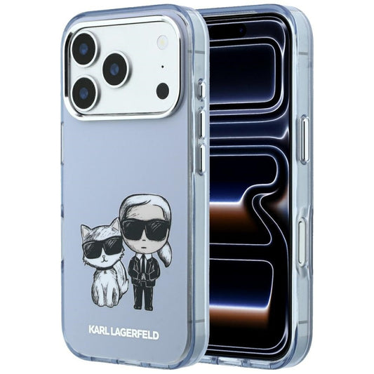 MagSafe tok Apple iPhone 18 Pro / 17 Pro számára, Karl Lagerfeld, IML KC Bodies Sketch Print, Kék