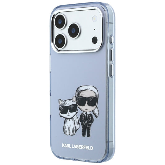 MagSafe tok Apple iPhone 18 Pro / 17 Pro számára, Karl Lagerfeld, IML KC Bodies Sketch Print, Kék