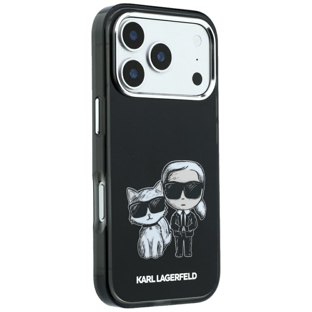 MagSafe tok Apple iPhone 18 Pro / 17 Pro-hoz, Karl Lagerfeld, KC Bodies Sketch, Fekete