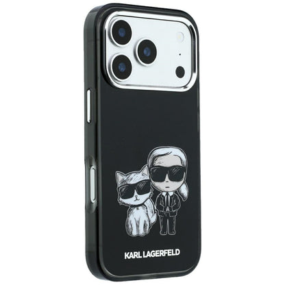 MagSafe tok Apple iPhone 18 Pro / 17 Pro-hoz, Karl Lagerfeld, KC Bodies Sketch, Fekete