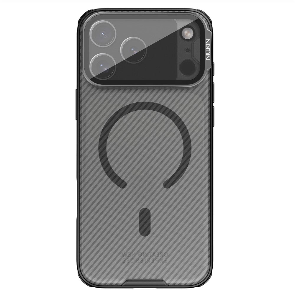 MagSafe tok Apple iPhone 18 Pro / 17 Pro készülékhez, Nillkin, CamShield Prop, Fekete Átlátszó