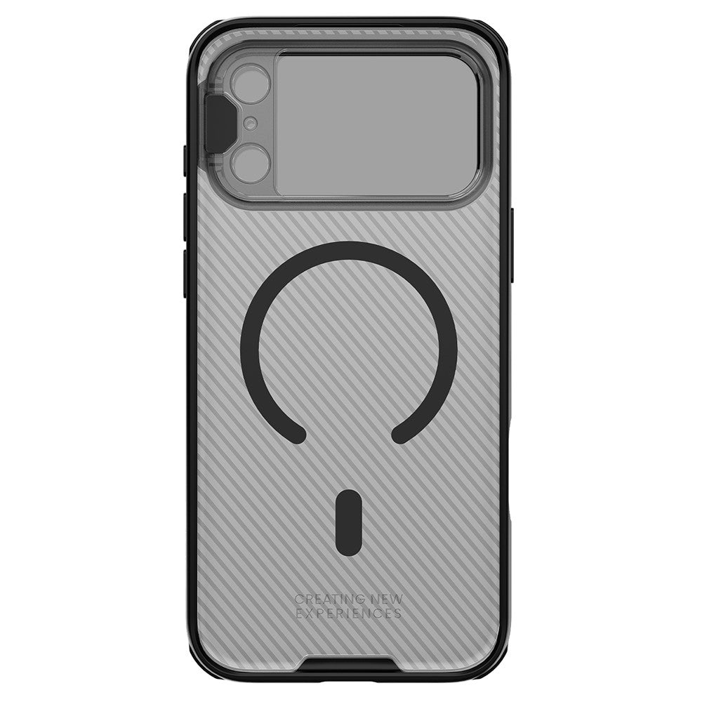 MagSafe tok Apple iPhone 18 Pro / 17 Pro készülékhez, Nillkin, CamShield Prop, Fekete Átlátszó