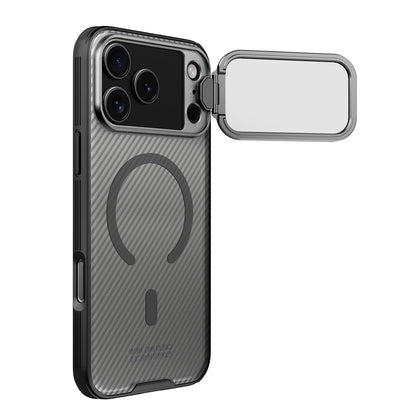MagSafe tok Apple iPhone 18 Pro / 17 Pro készülékhez, Nillkin, CamShield Prop, Fekete Átlátszó