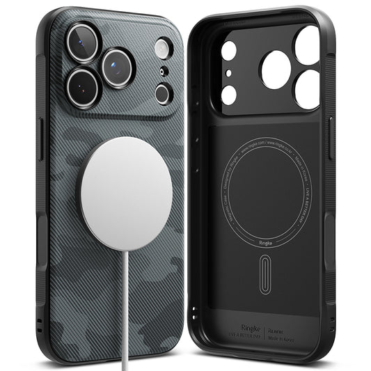 MagSafe tok Apple iPhone 18 Pro / 17 Pro-hoz, Ringke, Onyx, Álcázás