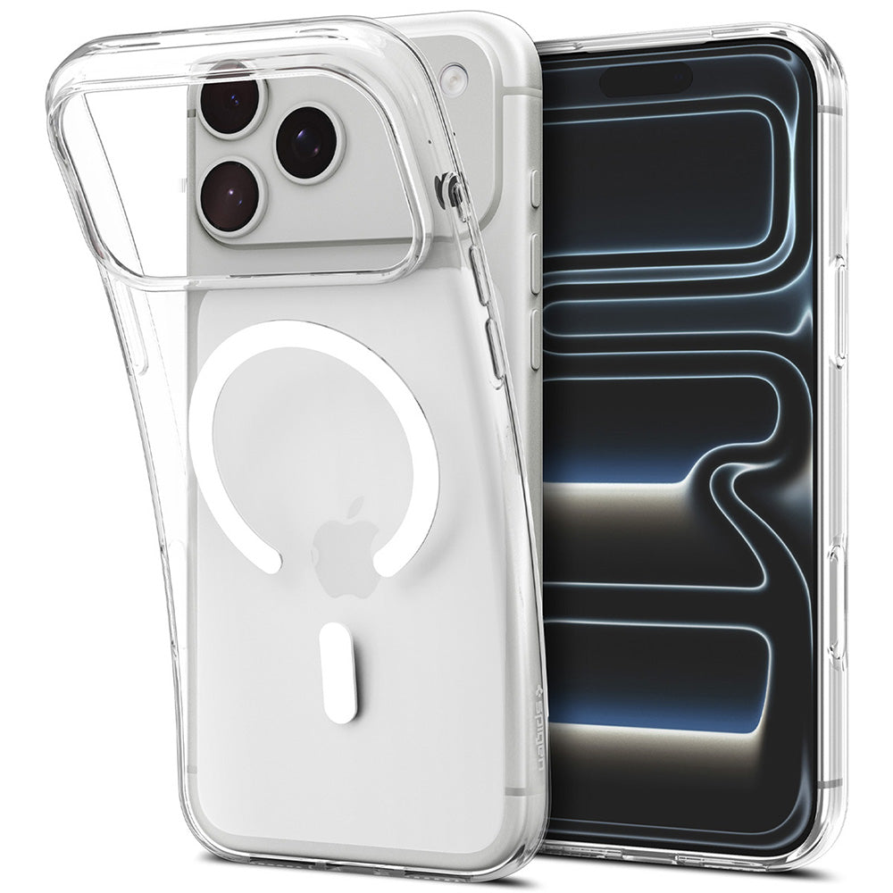 MagSafe tok Apple iPhone 18 Pro / 17 Pro-hoz, Spigen, Liquid Crystal MagFit, Fehér ACS12180