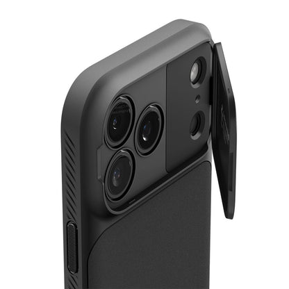 MagSafe tok Apple iPhone 18 Pro / 17 Pro-hoz, Spigen, Optik Armor, Fekete ACS09953