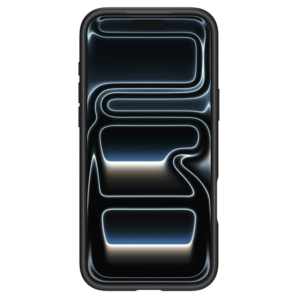 MagSafe tok Apple iPhone 18 Pro / 17 Pro-hoz, Spigen, Ultra Hybrid, Fekete Narancssárga Selyemfényű ACS12162