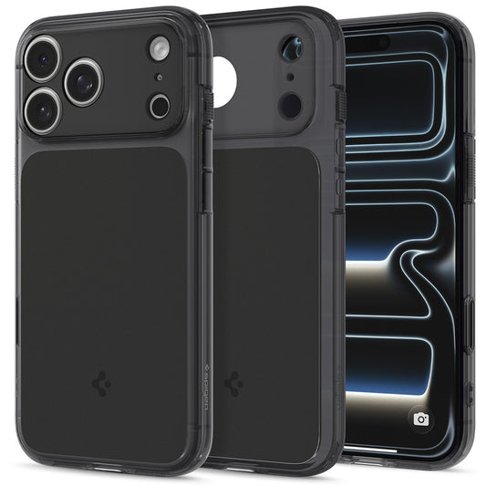 MagSafe tok Apple iPhone 18 Pro / 17 Pro-hoz, Spigen, Ultra Hybrid T, Matt fekete ACS12171