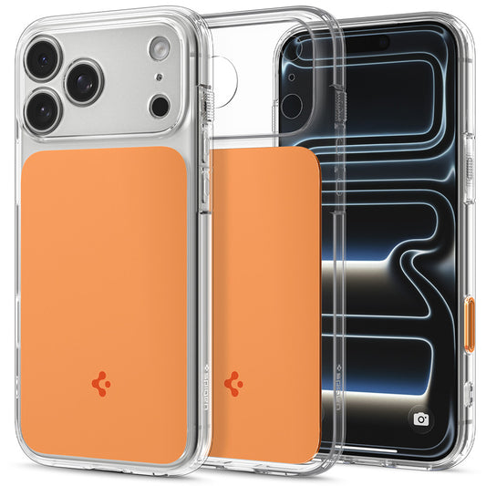 MagSafe tok Apple iPhone 18 Pro / 17 Pro-hoz, Spigen, Ultra Hybrid T, Narancssárga ACS12170
