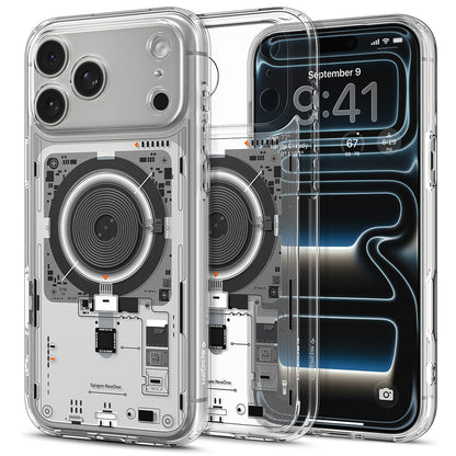 MagSafe tok Apple iPhone 18 Pro / 17 Pro-hoz, Spigen, Ultra Hybrid Neo One, Átlátszó ACS12166